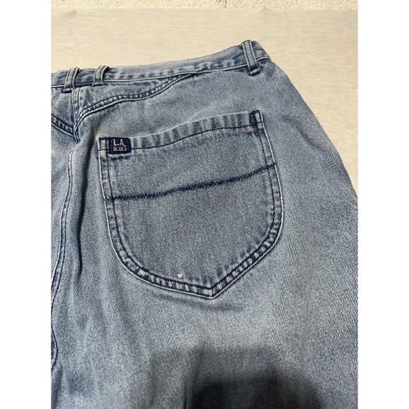 LA Blues Vintage Light Wash Mom Jeans Womens 18 - Picture 9 of 9